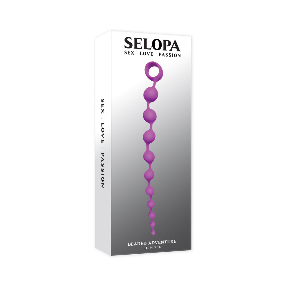 Selopa - Selopa Beaded Adventure Purple - Anal Toys & Stimulators - Silicone