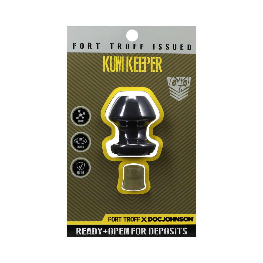 Doc Johnson - Fort Troff Kum Keeper Small Black - Anal Toys & Stimulators - Silicone