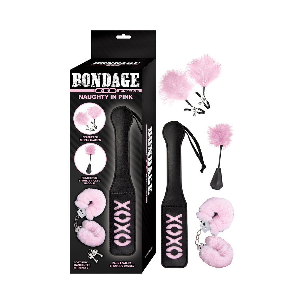 Nasstoys - Bondage By Nasstoys Naughty In Pink Black/Pink - General