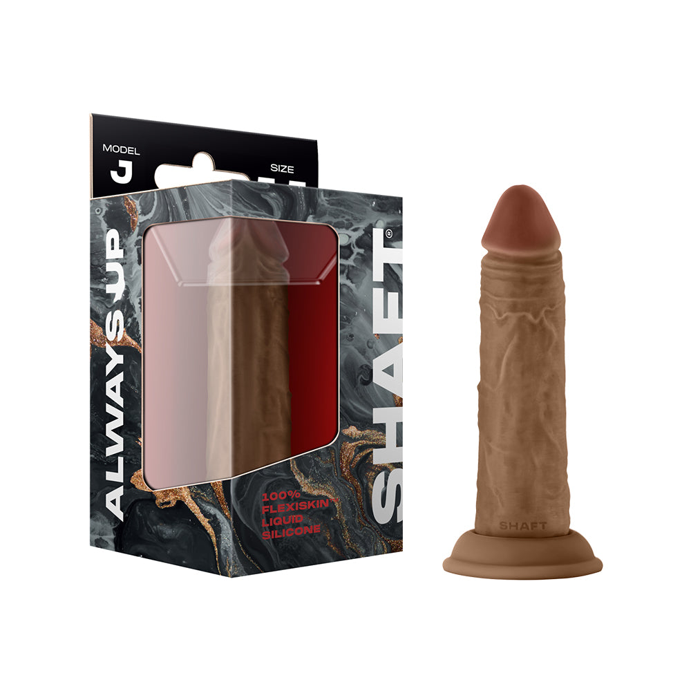 Shaft - Shaft Model J: 5.5 in. Dual Density Silicone Dildo Oak - Dildos - Silicone