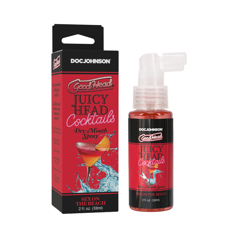 Doc Johnson - GoodHead Juicy Head Cocktails Dry Mouth Spray Sex on the Beach 2 oz. - Supplements & Enhancers