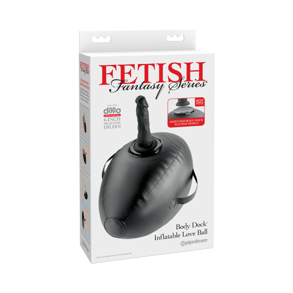 Pipedream - Fetish Fantasy Series Body Dock Inflatable Love Ball Black - Dildos