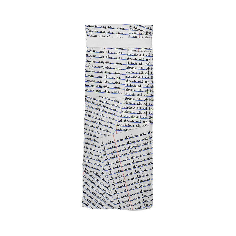 Twisted Wares - Twisted Wares I Will Not Drink All The Wine Flour Sack Towel - Novelties & Games - Cotton