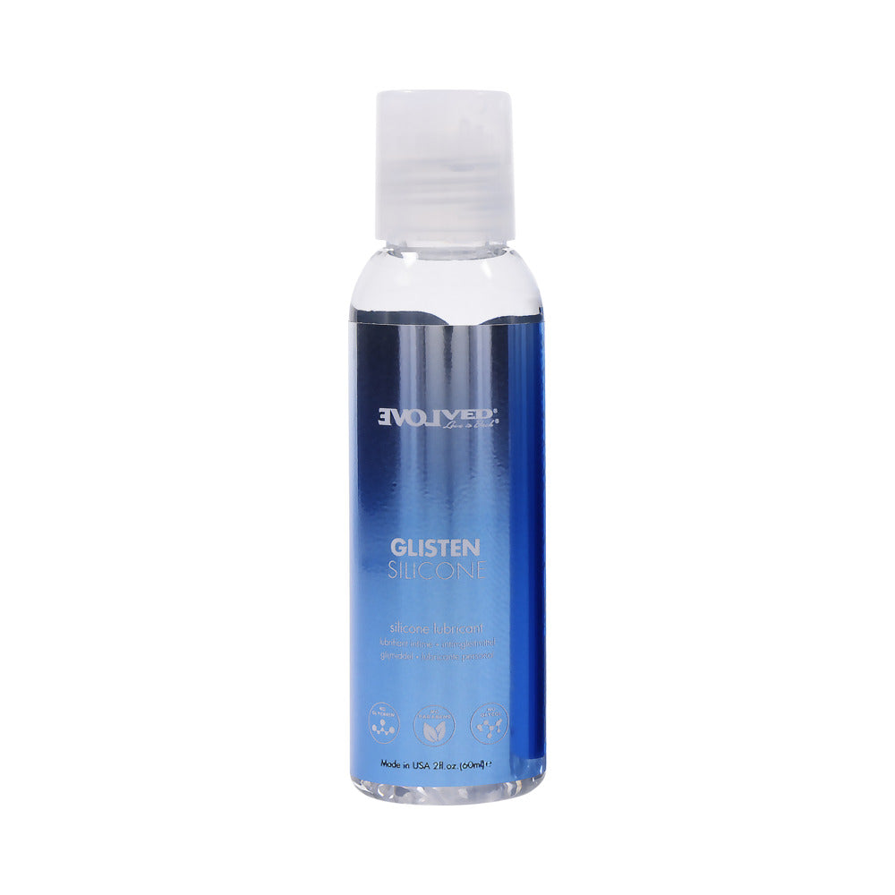 Evolved - Evolved Glisten Silicone Lubricant 2 oz. - Lubricants, Creams & Glides - Liquid