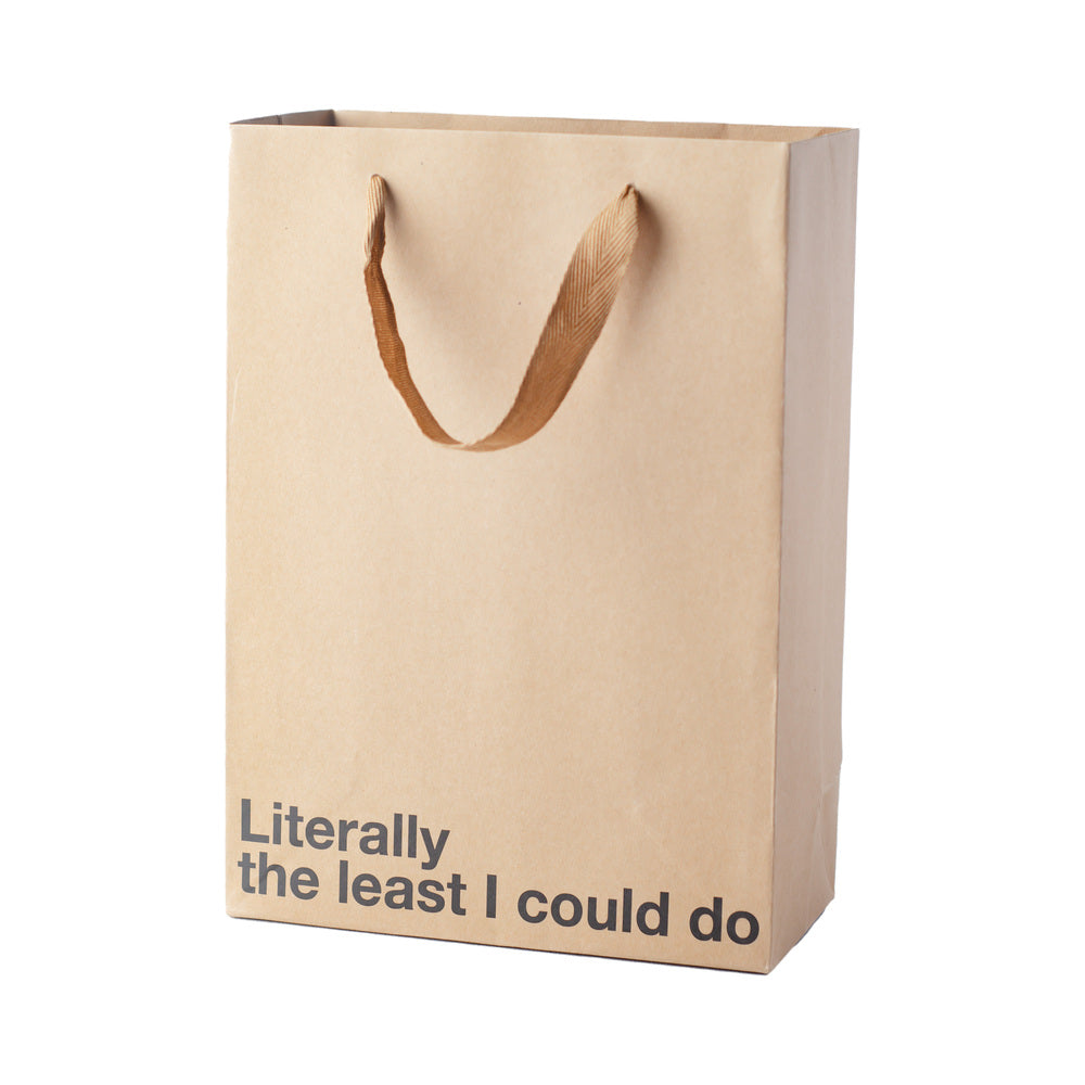 Wood Rocket - Snarky Gift Bags Literally The Least 3pk - Novelties & Games - Paper