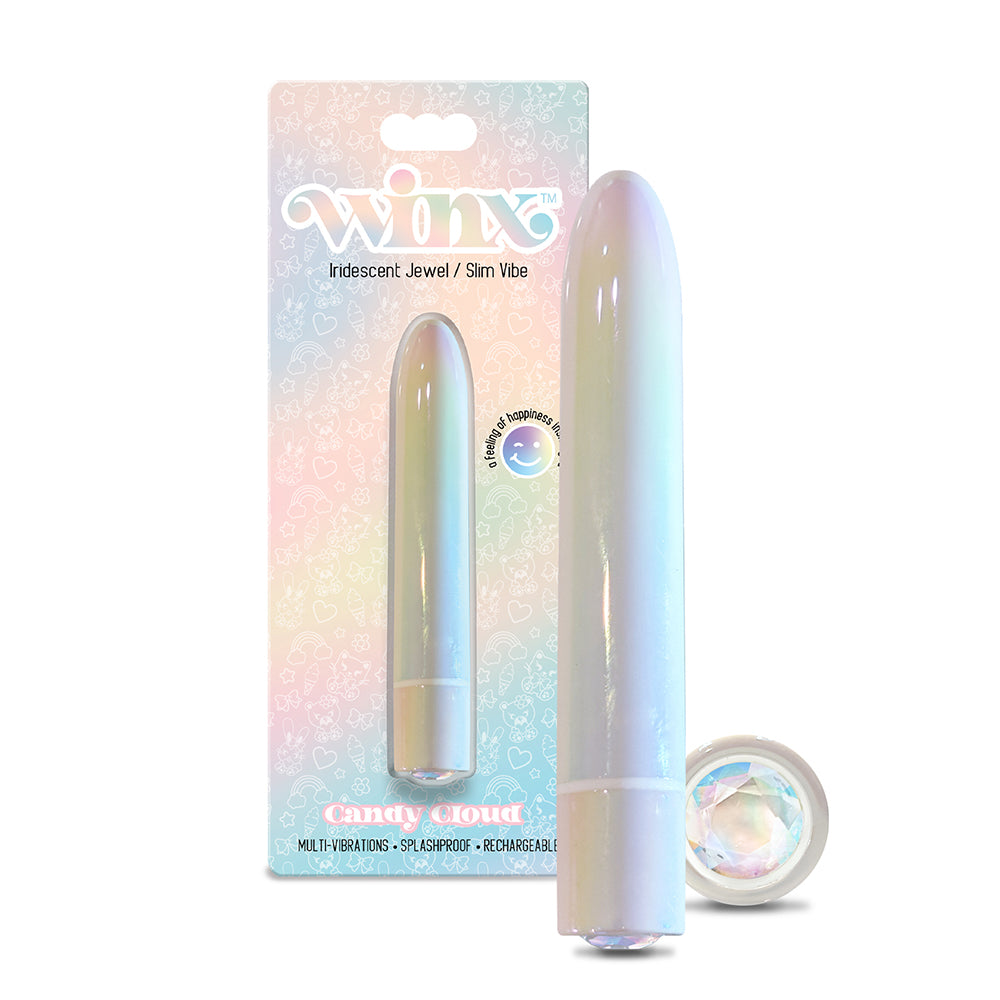 Global Novelties - WINX Candy Cloud Vibrator with Gemstone - Vibrators - ABS