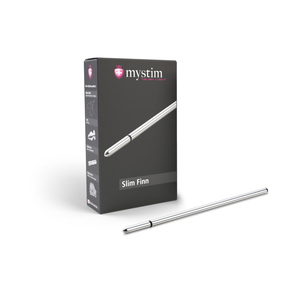 Mystim - Mystim Slim Finn Urethral Sound - Bondage & Fetish Toys - Metal