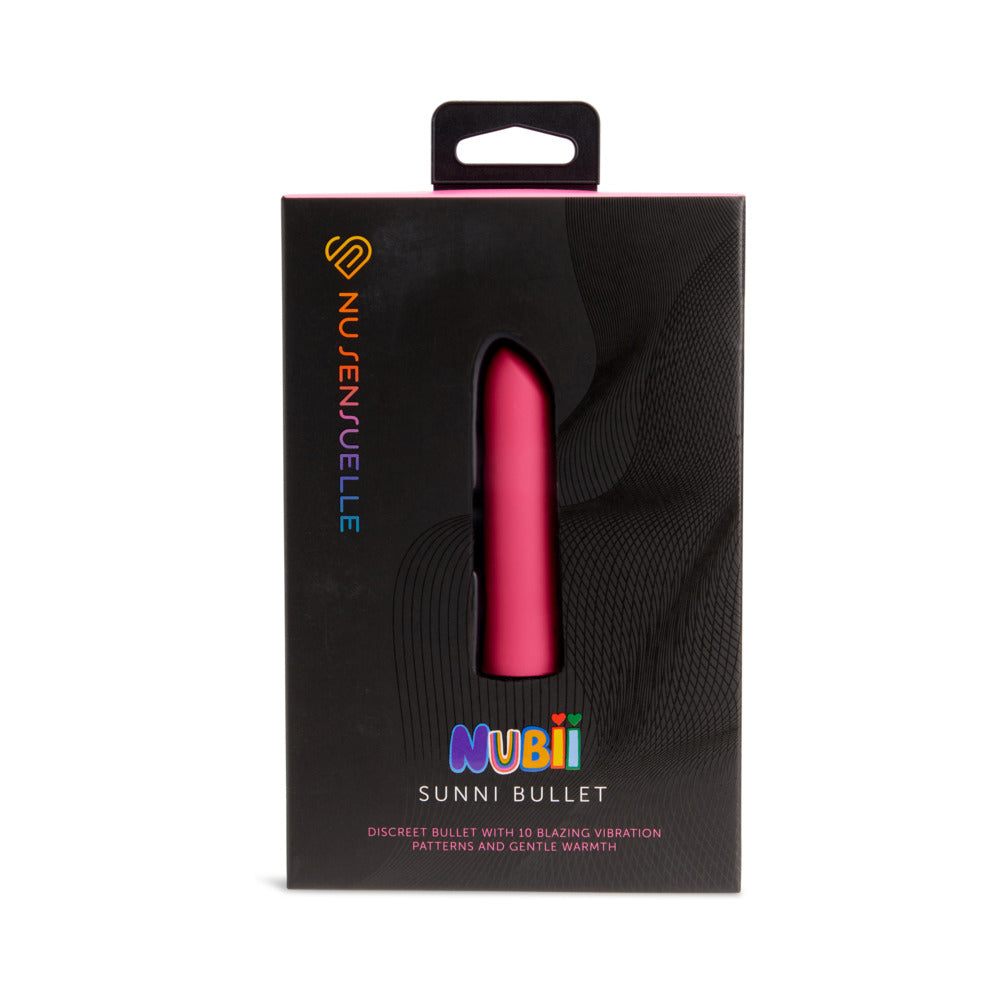 Nu Sensuelle - Nu Sensuelle Sunni Nubii Warming Bullet Pink - Vibrators - Silicone