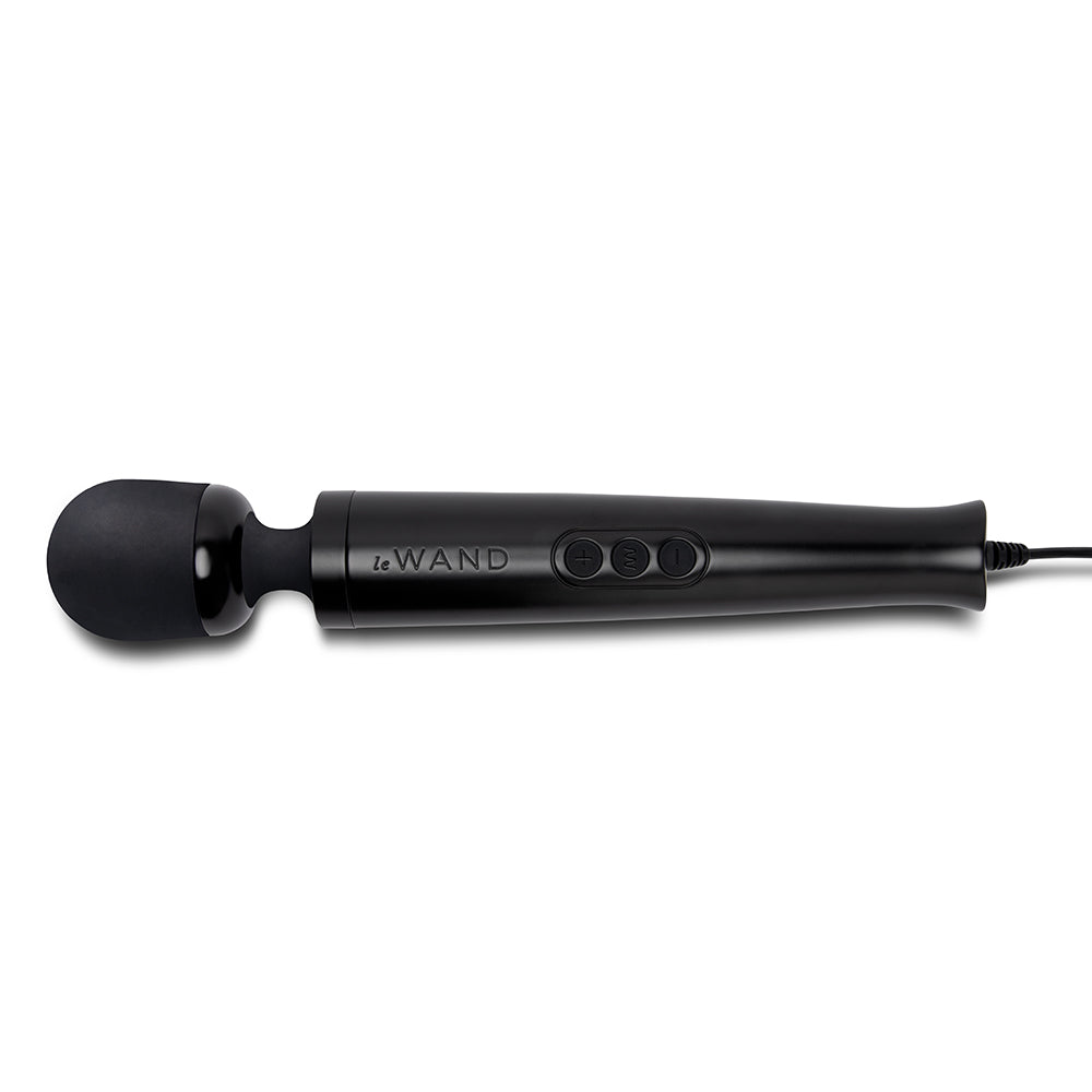 Le Wand - Le Wand Die Cast Plug-In Massager Black - Vibrators - Silicone