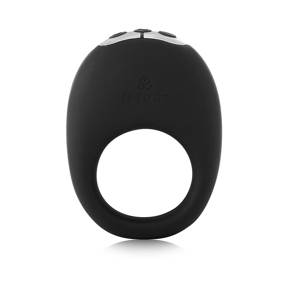 Je Joue - Je Joue Mio Rechargeable Vibrating Silicone Cock Ring Black - Vibrators - Silicone