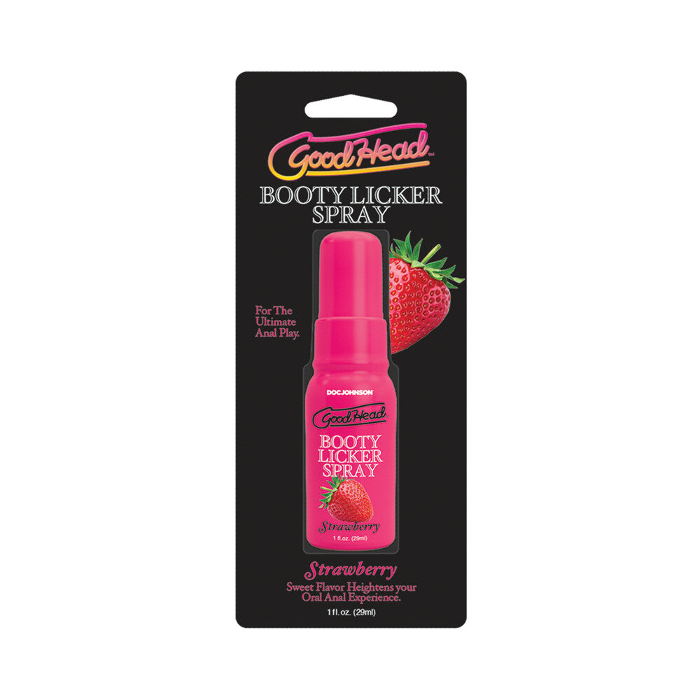 Doc Johnson - GoodHead Booty Licker Spray Strawberry 1 oz. - Supplements & Enhancers - Liquid