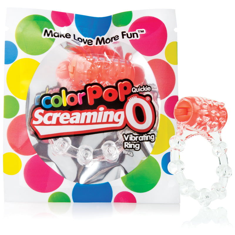 Screaming O - Screaming O Color Pop Quickie Orange - Vibrators - TPE/TPR/Elastomers