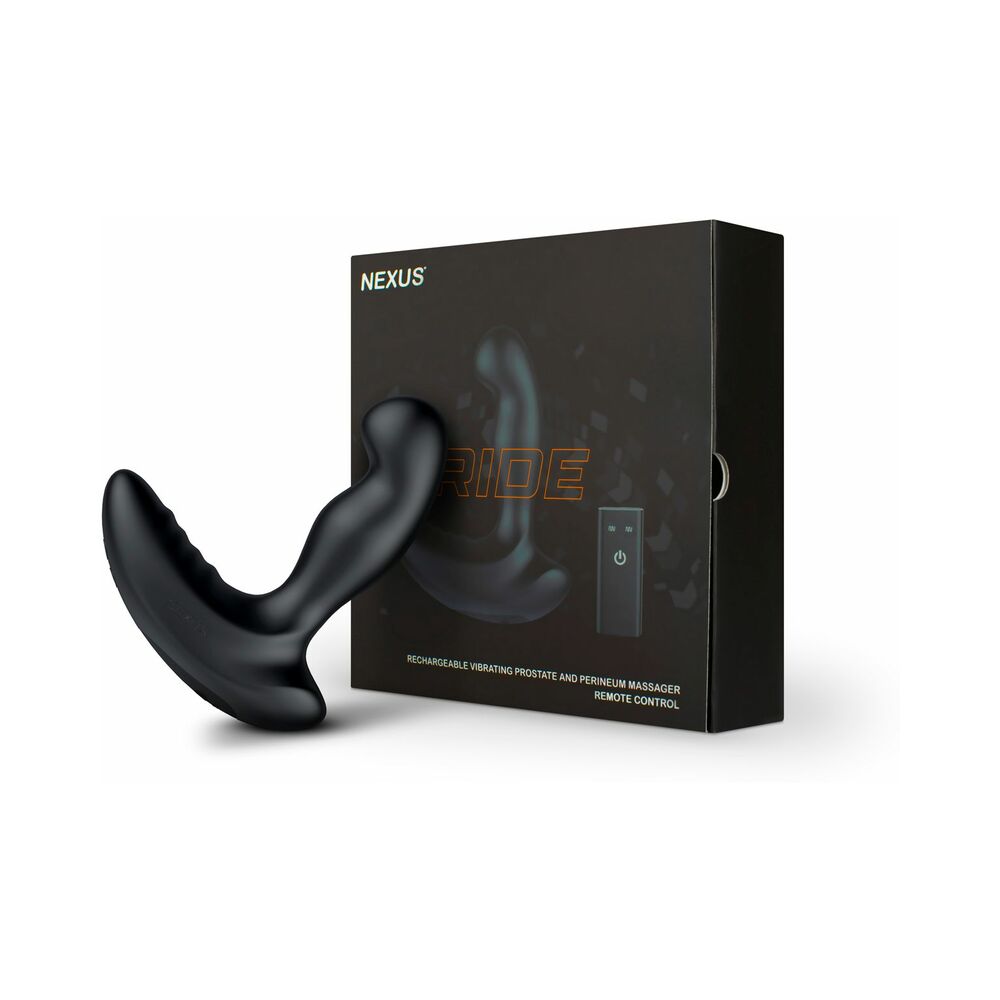 Nexus - Nexus Ride Remote Control Prostate Dual Motor Vibrator Black - Anal Toys & Stimulators - Silicone