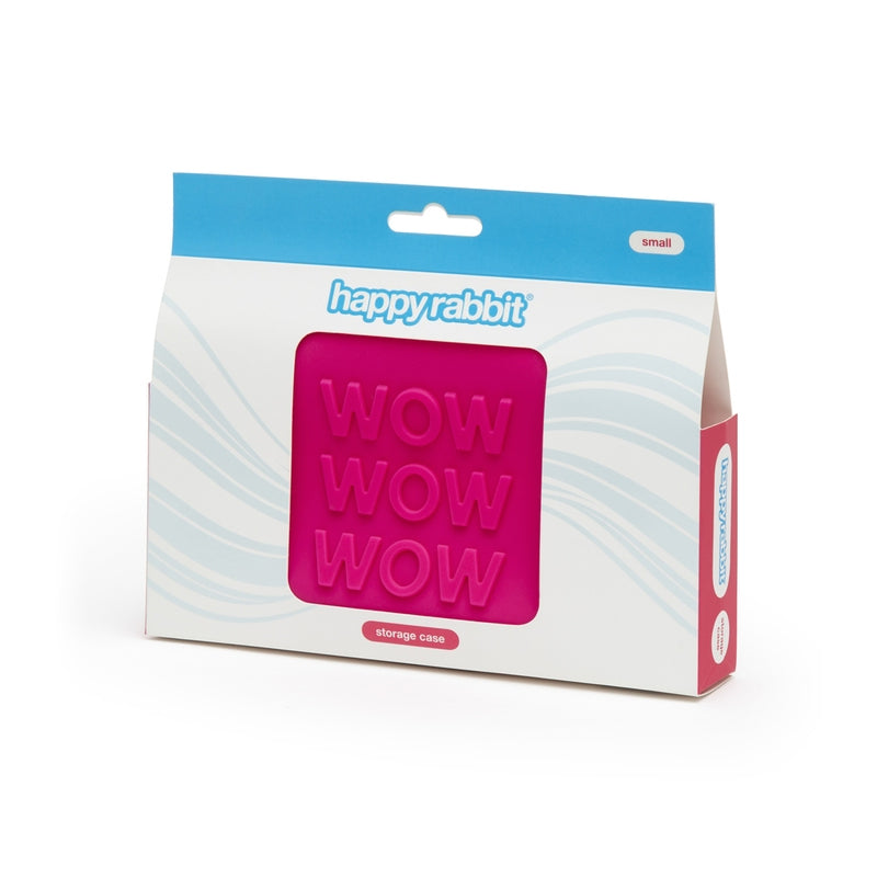 Happy Rabbit - Happy Rabbit ''Wow'' Lockable Silicone Storage Bag Pink Small - General - Silicone