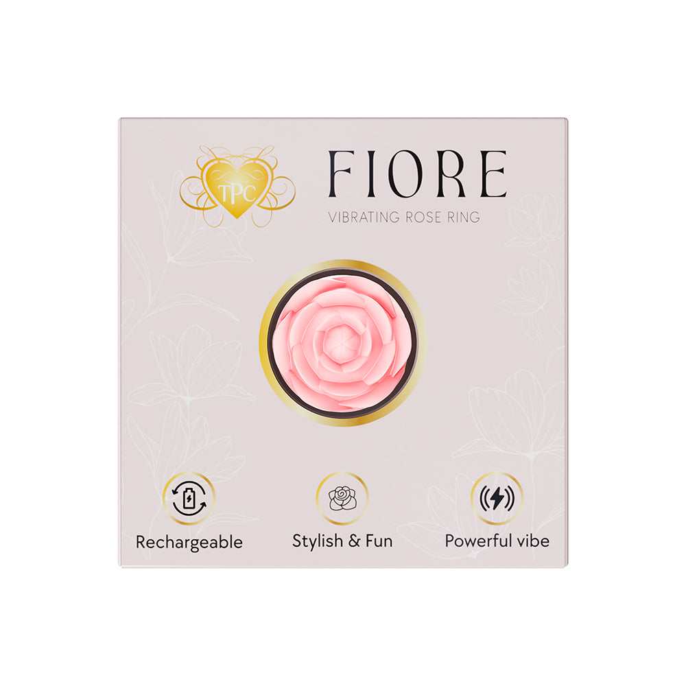 Savage Me - The Pleasure Company Fiore Rose Ring Vibrator Pink - Vibrators