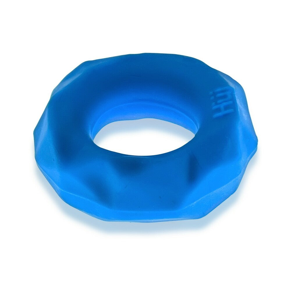 Oxballs - Hunkyjunk Fractal Tactile Cockring Teal Ice - Cockrings - TPE/TPR/Elastomers