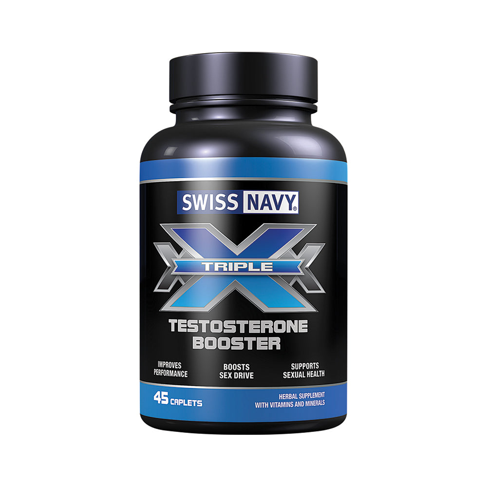 Swiss Navy - Swiss Navy Triple X Testosterone Booster 45-Caplet Bottle - General