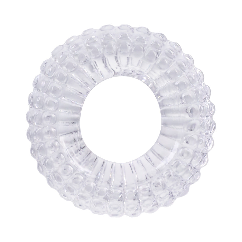 Rock Solid - Rock Solid Radial Clear C Ring in a Clamshell - Cockrings - TPE/TPR/Elastomers