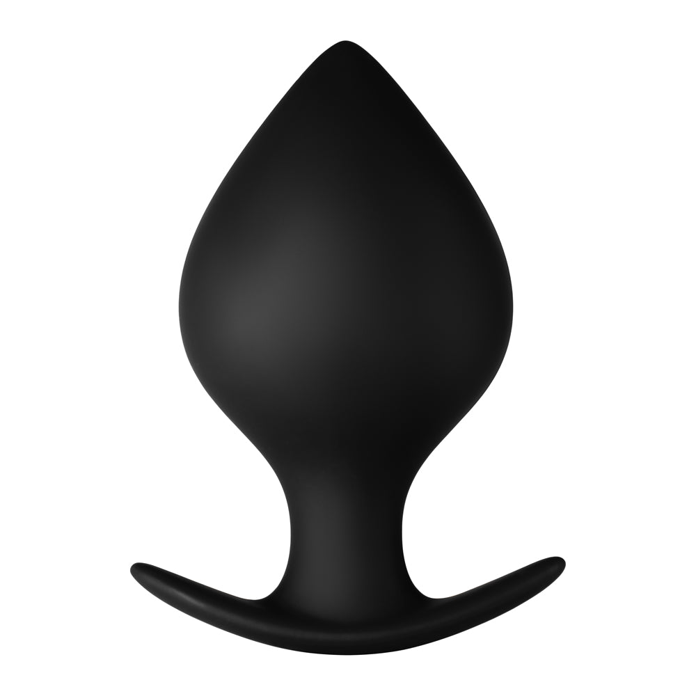 Forto - Forto F-60 Spade Silicone Anal Plug Large Black - Anal Toys & Stimulators - Silicone