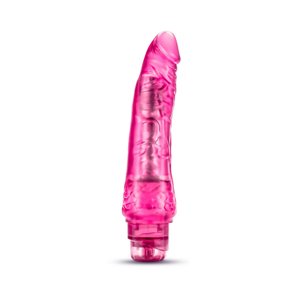 Blush - B Yours Vibe 7 Realistic 8.75 in. Vibrating Dildo Pink - Dildos - PVC