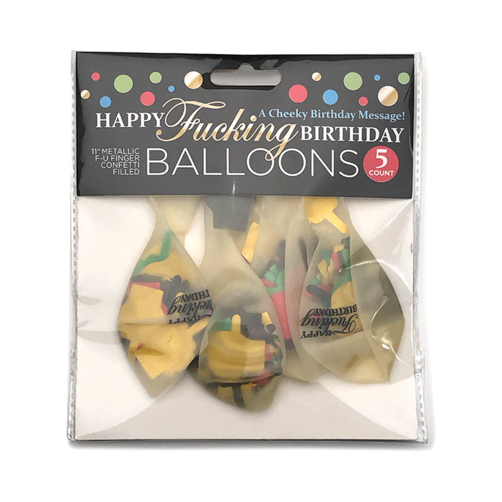 Little Genie - Happy Fucking Birthday Confetti Balloons - Novelties & Games