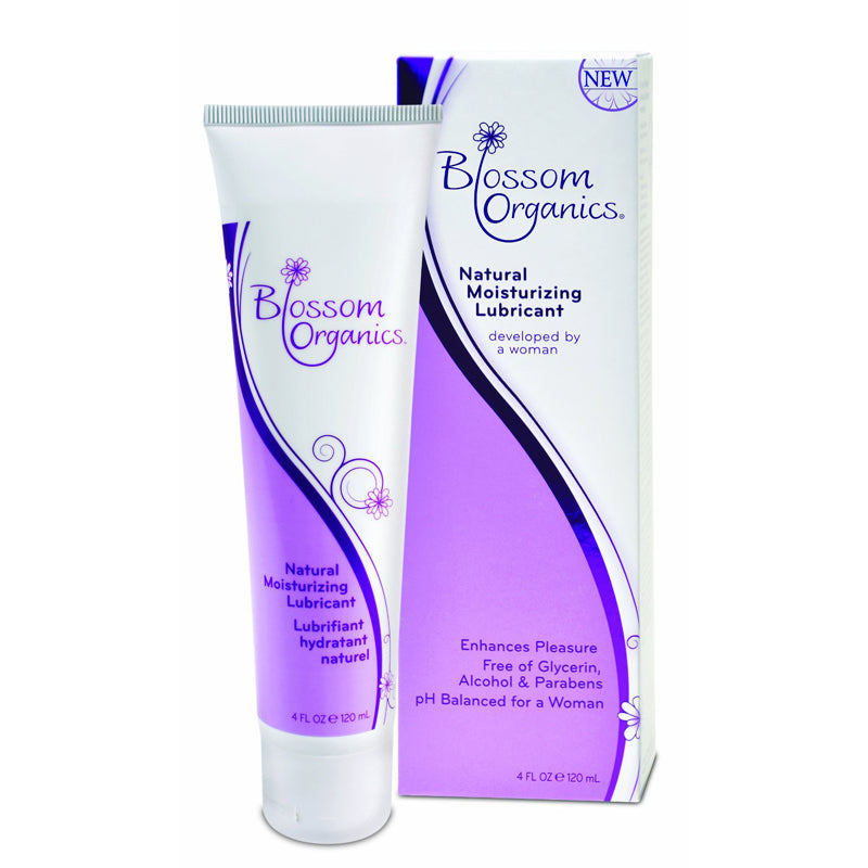 Paradise Marketing - Blossom Organics Natural Lubricant 4oz - Lubricants, Creams & Glides - Liquid
