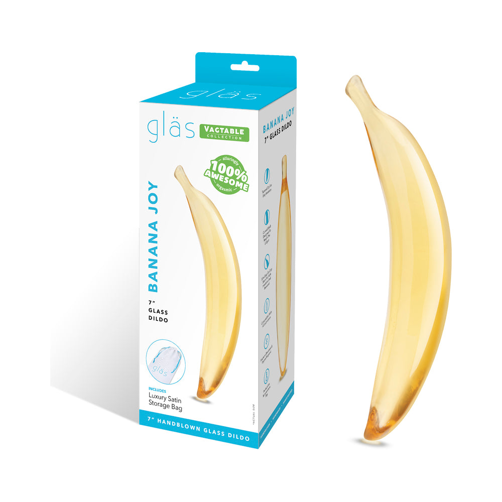 Electric Eel - Glas Banana Joy 7 in. Glass Dildo - Dildos
