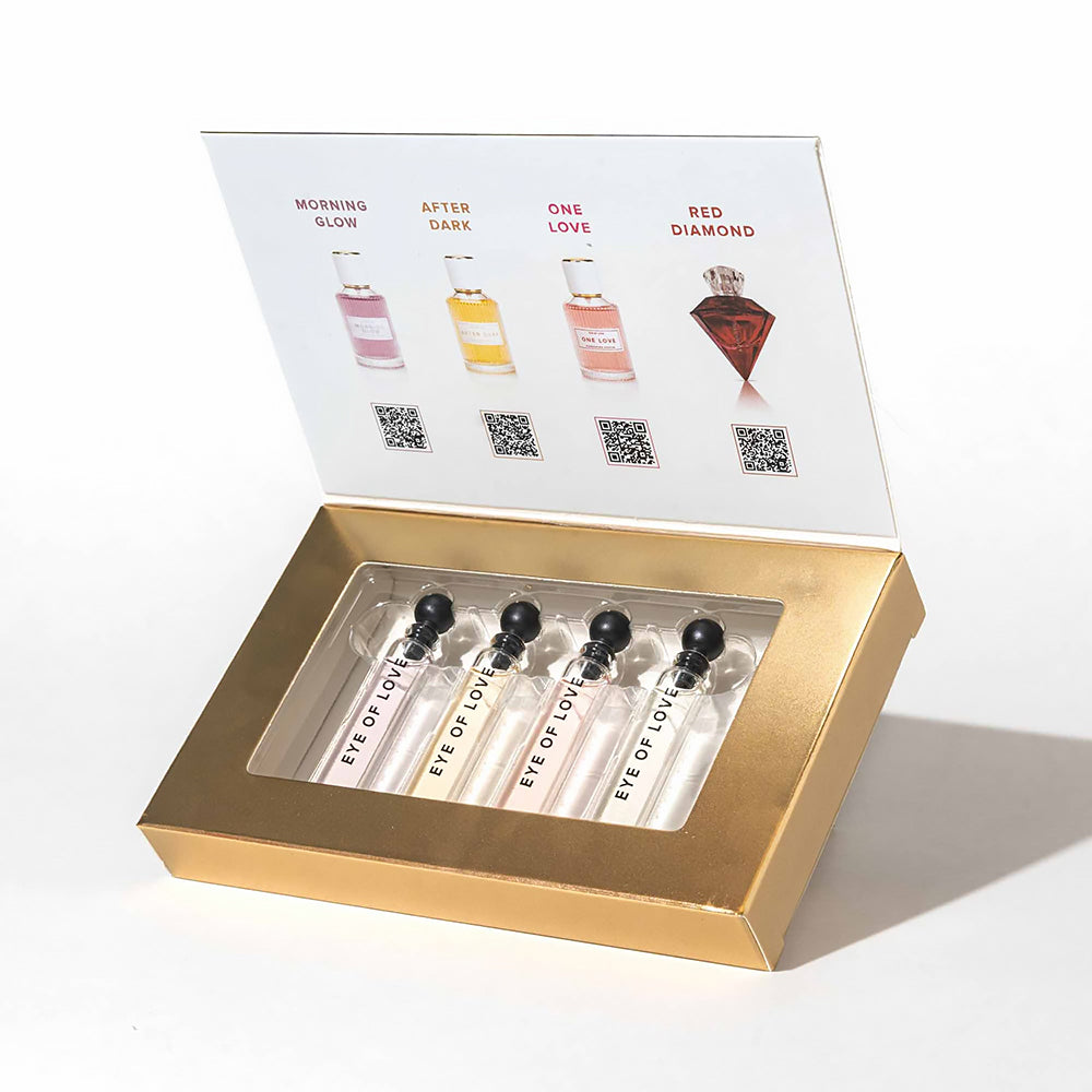 Eye of Love - Eye of Love Pheromone Parfum Attract Him 4-Piece 2 ml Sample Set - Supplements & Enhancers - Liquid