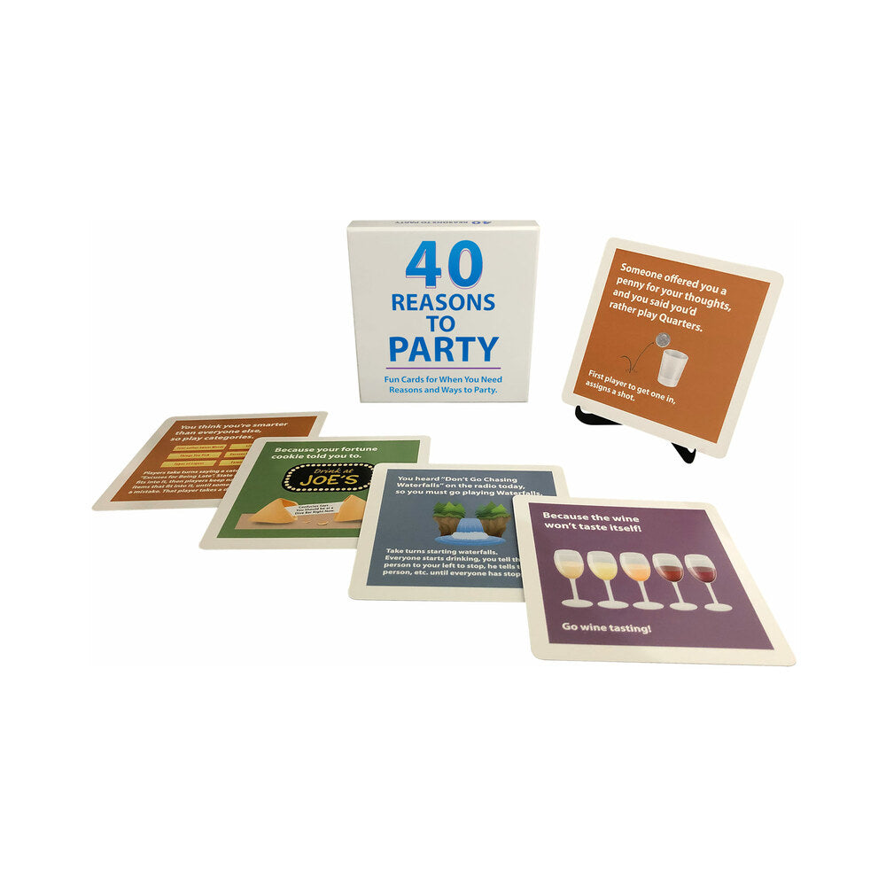 Kheper Games - 40 Reasons to Party Cards - Novelties & Games - Paper