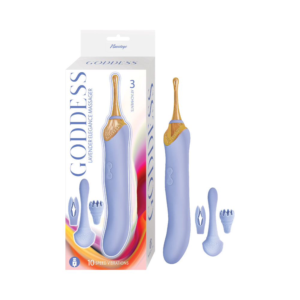 Nasstoys - Goddess Lavender Elegance Massager Lavender - Vibrators - Silicone
