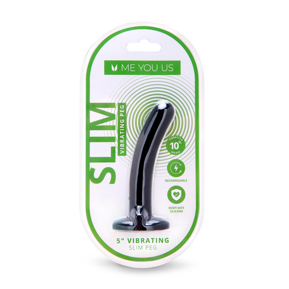 Me You Us - Me You Us 5 in. Vibrating Rechargeable Slim Beginners Peg - Dildos - Silicone