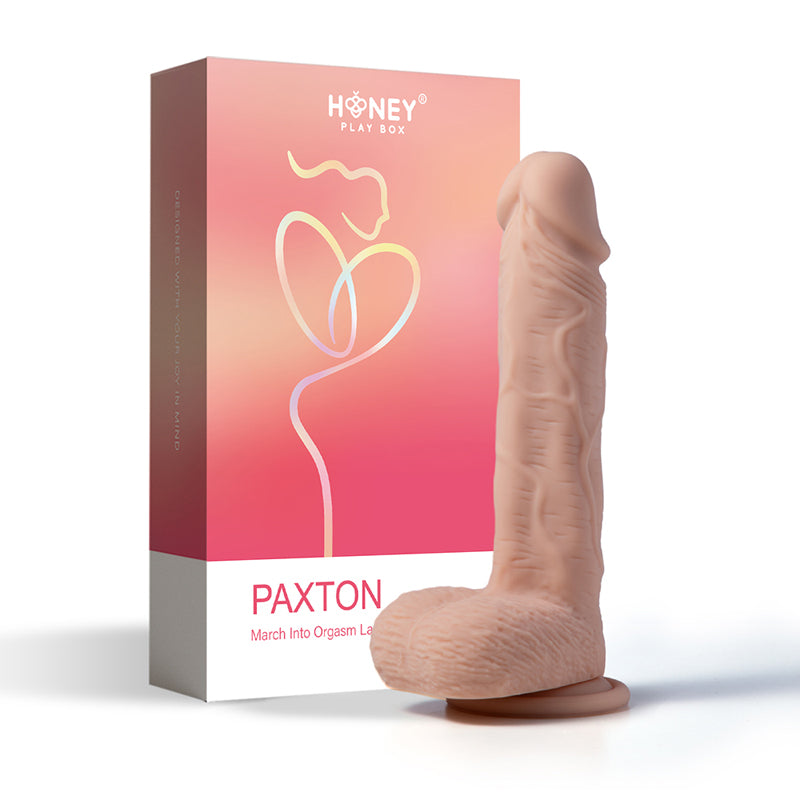 Honey Play Box - Honey Play Box Paxton App Controlled Realistic Thrusting Penetrator Dildo 7.5 in. - Dildos - Silicone