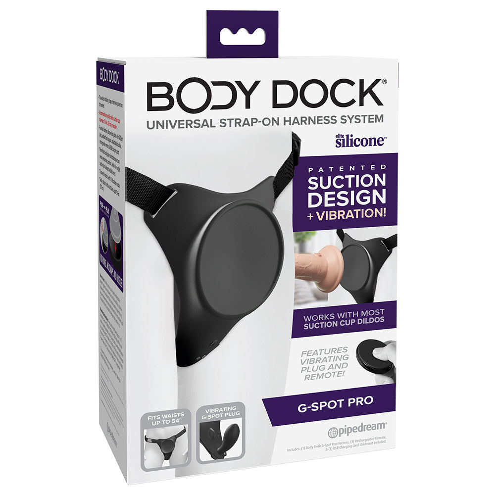 Pipedream - Body Dock G-Spot Pro Vibrating Silicone Strap-On Harness - Vibrators - Silicone