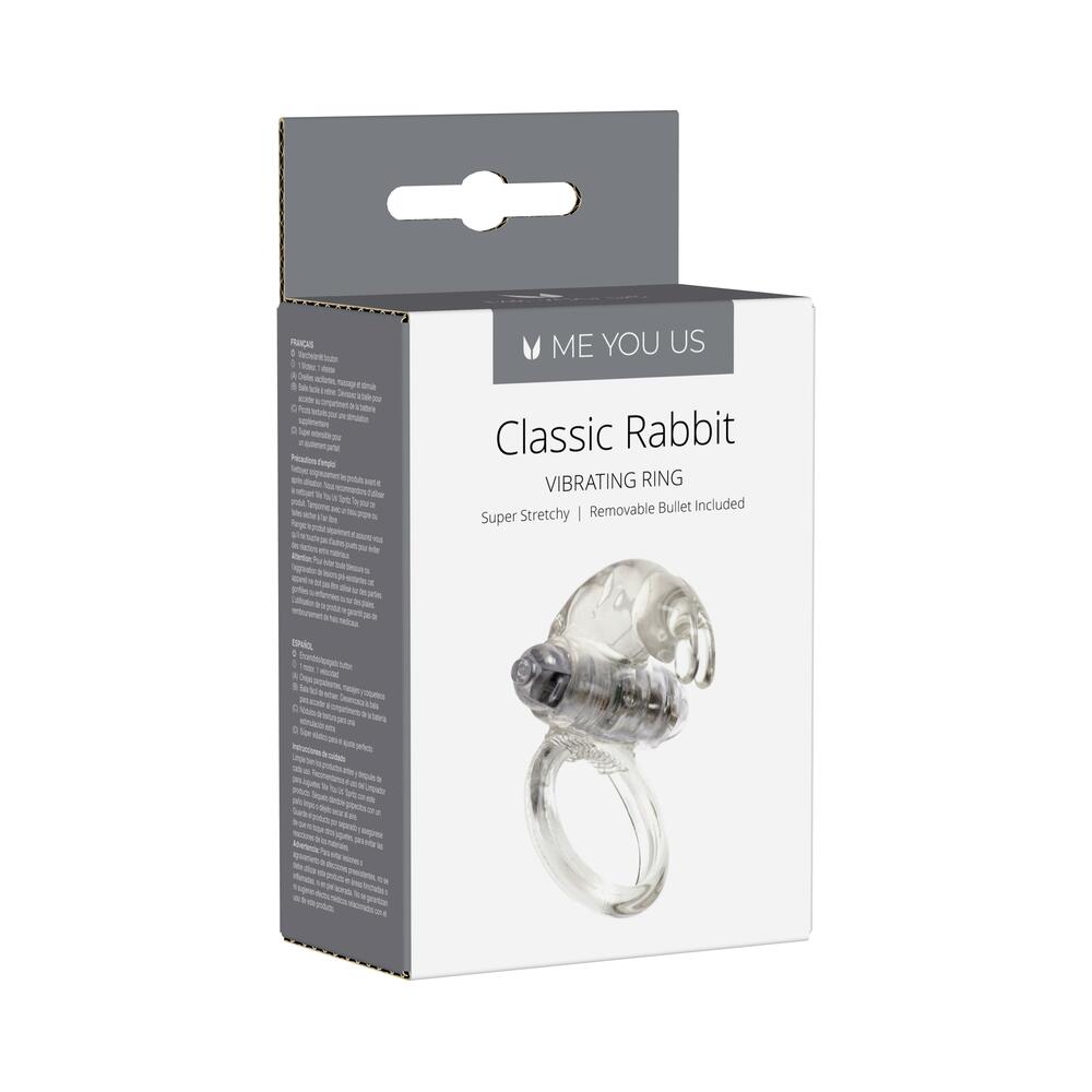 Me You Us - Me You Us Classic Rabbit Cock Ring - Vibrators - TPE/TPR/Elastomers