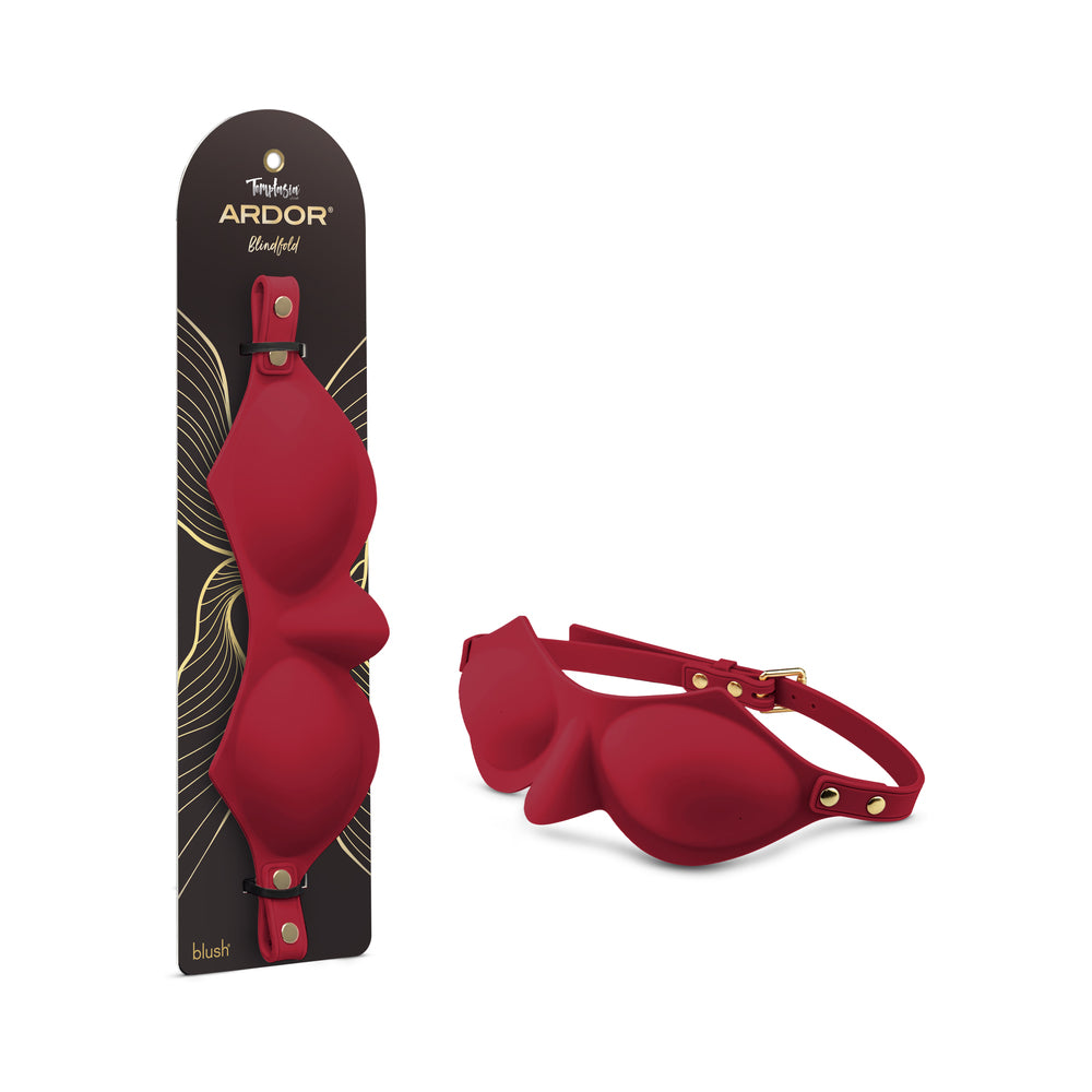Blush - Temptasia Ardor Blindfold Red - Bondage & Fetish Toys