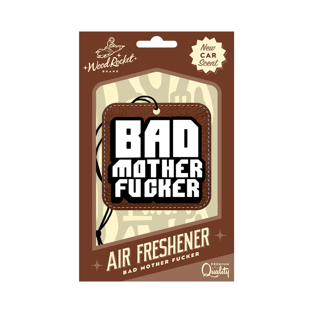 Wood Rocket - Wood Rocket Air Freshener Bad Mother Fucker - Novelties & Games - Paper