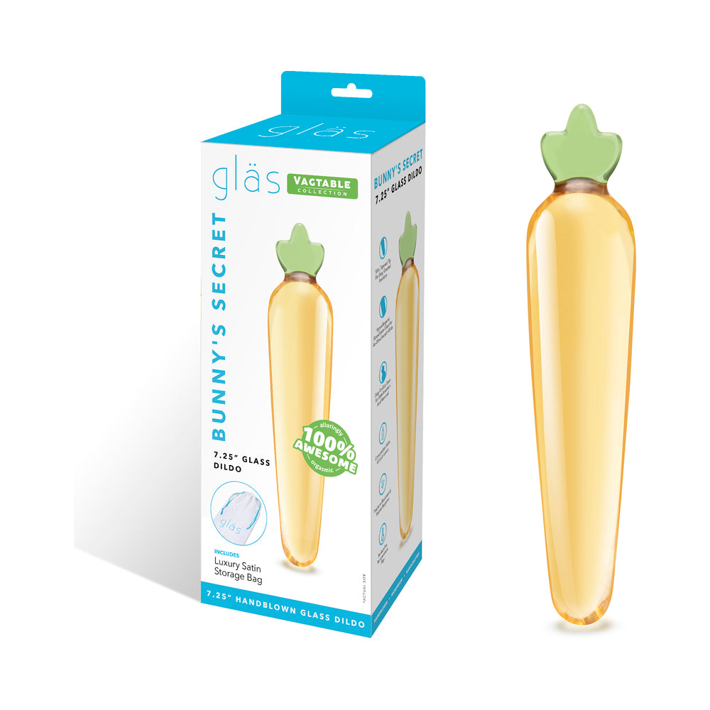 Electric Eel - Glas Bunny''s Secret 7.25 in. Glass Dildo - Dildos