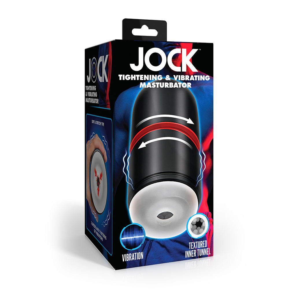 Curve Novelties - JOCK Tightening & Vibrating Masturbator - Masturbation Aids for Males - TPE/TPR/Elastomers