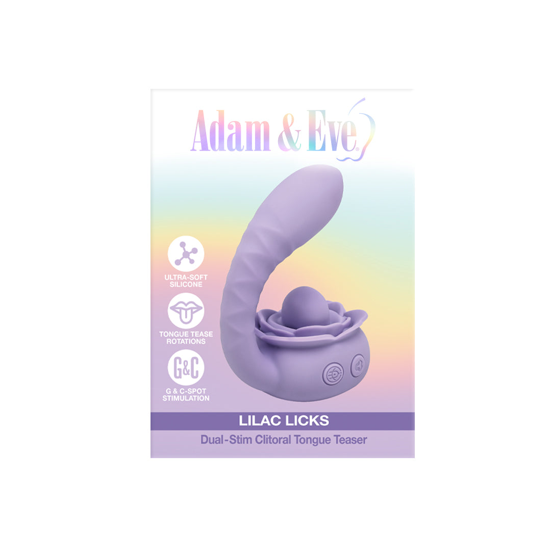 Adam & Eve - Adam & Eve Lilac Licks - Vibrators