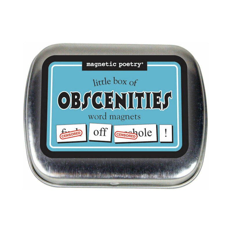 Magnetic Poetry - Magnetic Poetry Little Box of Obscenities Word Magnets - Novelties & Games