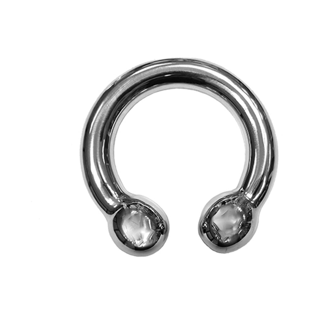 Rouge Garments - Rouge Stainless Steel Horseshoe Cock Ring (50mm) - Cockrings - Metal