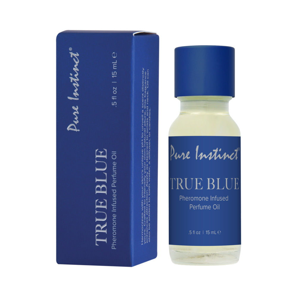 Classic Brands - Pure Instinct Pheromone Perfume Oil With Dropper True Blue 15 ml 0.5 fl. oz. - Supplements & Enhancers - Liquid