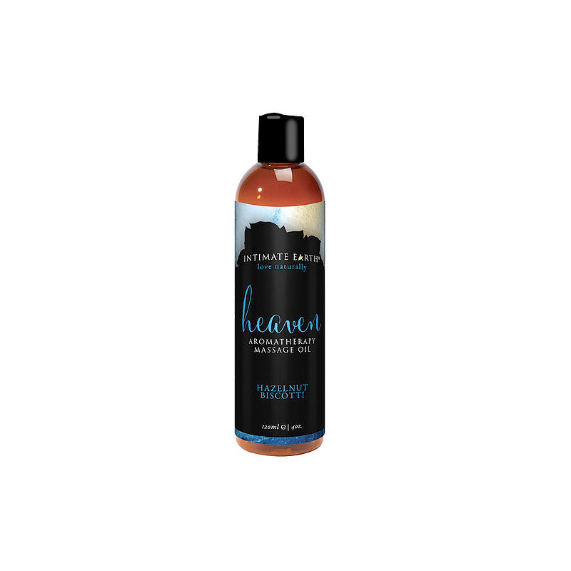 Intimate Earth - Intimate Earth Heaven Hazelnut Biscotti Massage Oil 120 ml/4 oz - Lubricants, Creams & Glides - Liquid