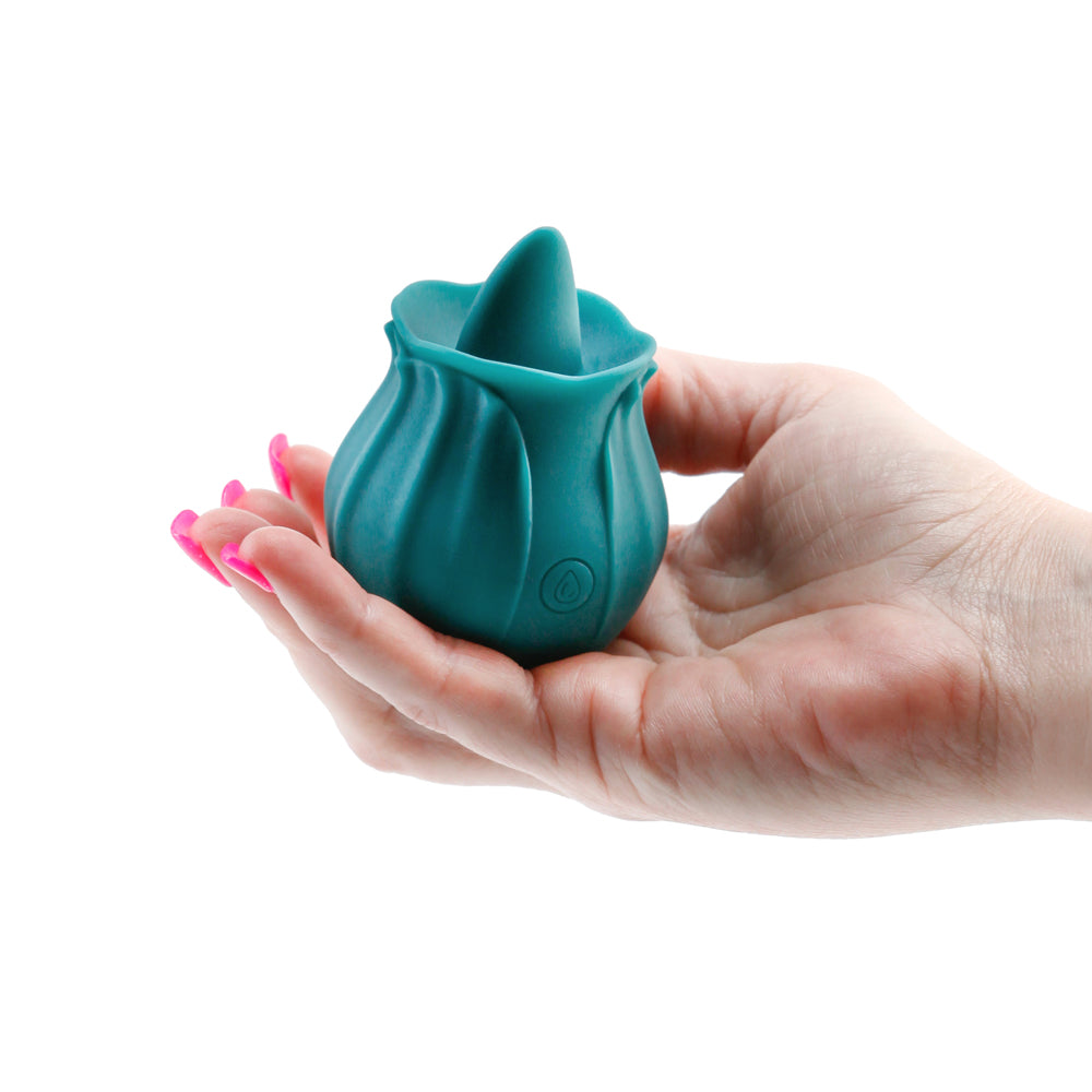 NS Novelties - INYA The Kiss Rechargeable Stimulator Dark Teal - Vibrators - Silicone