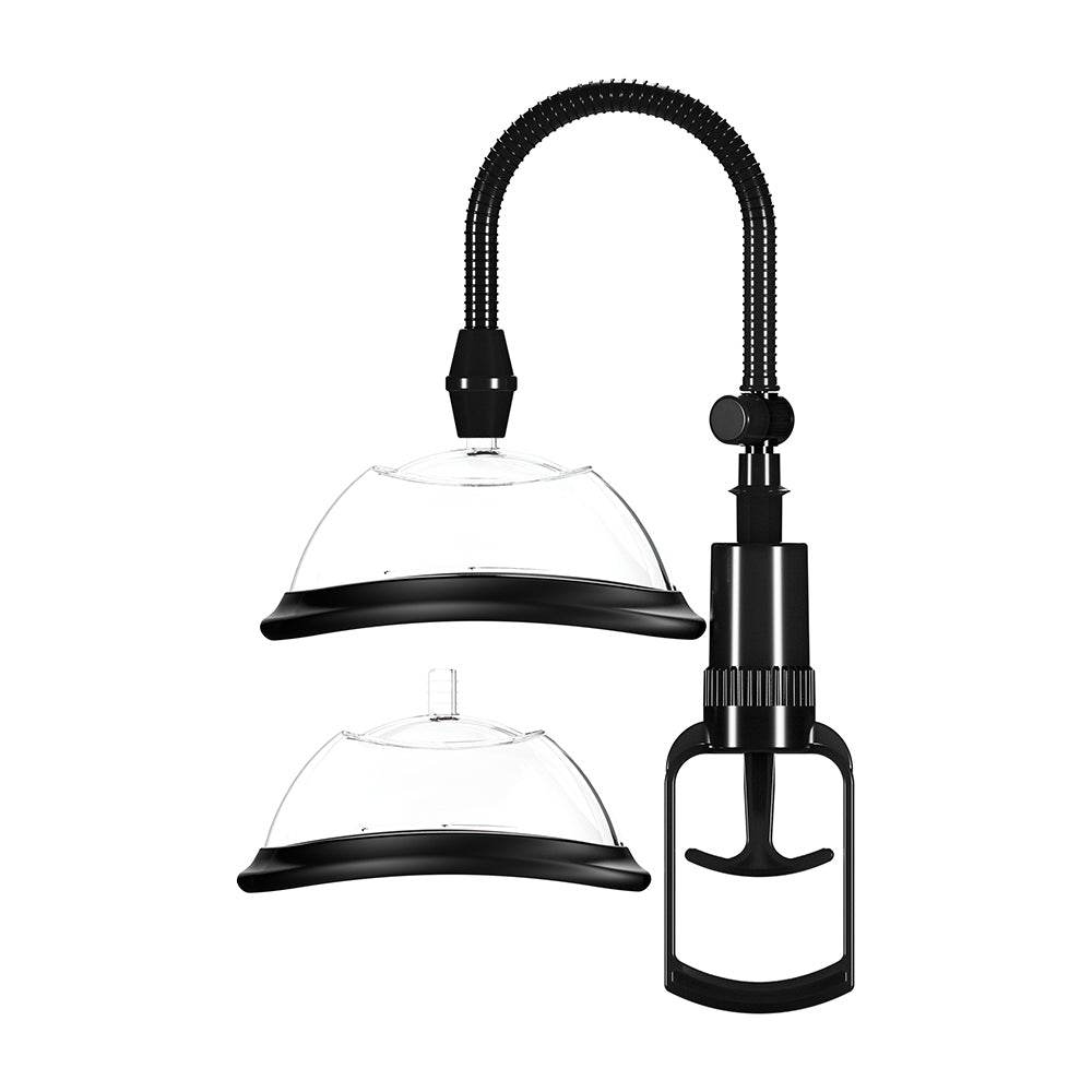 Shots - PUMPED Manual Vulva Pump Black - Pumps & Enlargers