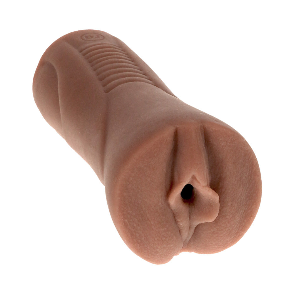 Doc Johnson - Signature Strokers - Honey Gold - ULTRASKYN Pocket Pussy Caramel - Masturbation Aids for Males - TPE/TPR/Elastomers