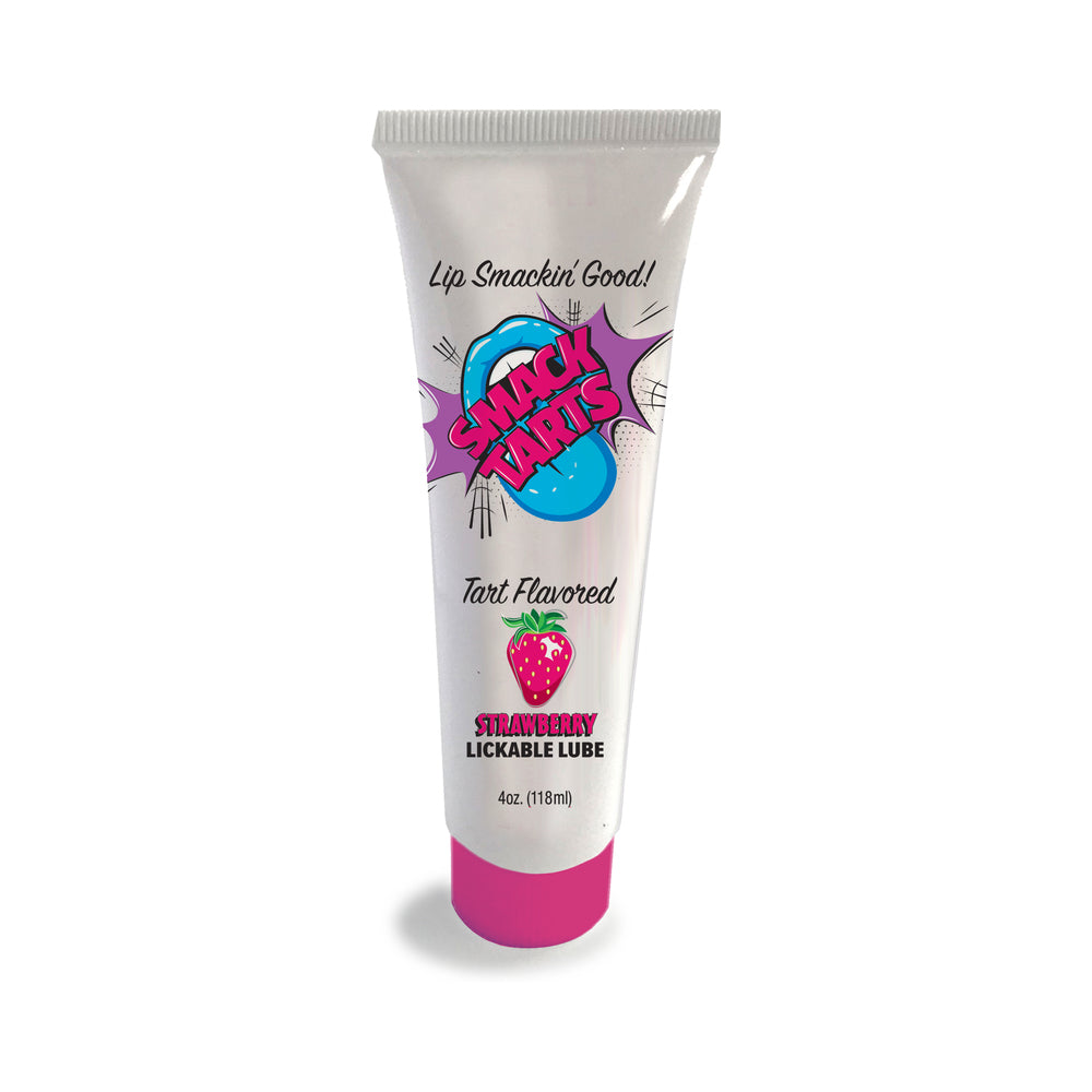 Little Genie - Smack Tarts Lickable Lube Sour Strawberry 2 oz. - Lubricants, Creams & Glides