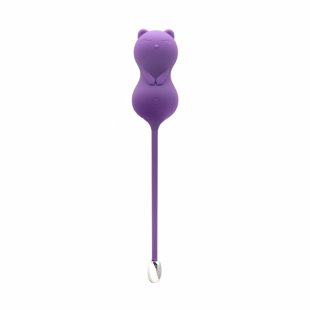 Emojibator - Emojibator Kitty Cat Kegel Ball Vibrator - Sexual Wellness - Silicone
