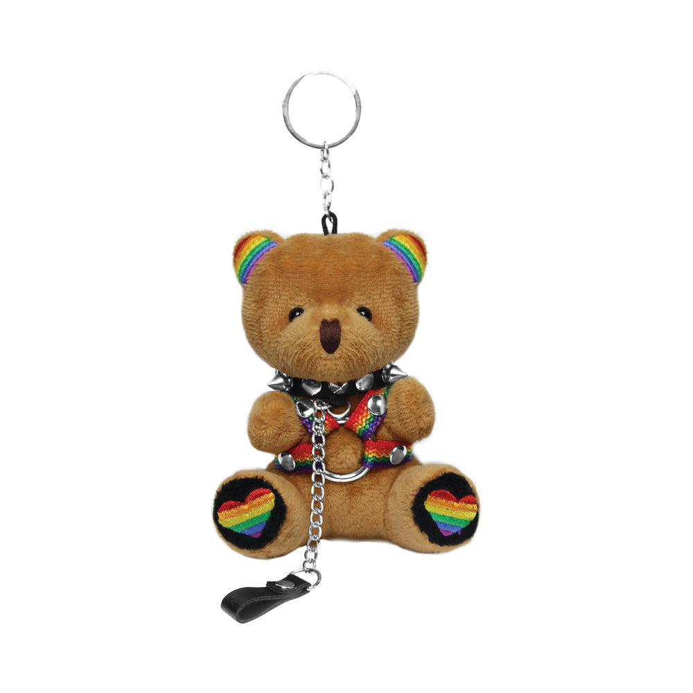 XR Brands - Master Series Pride Bear Keychain - Novelties & Games - Polyester