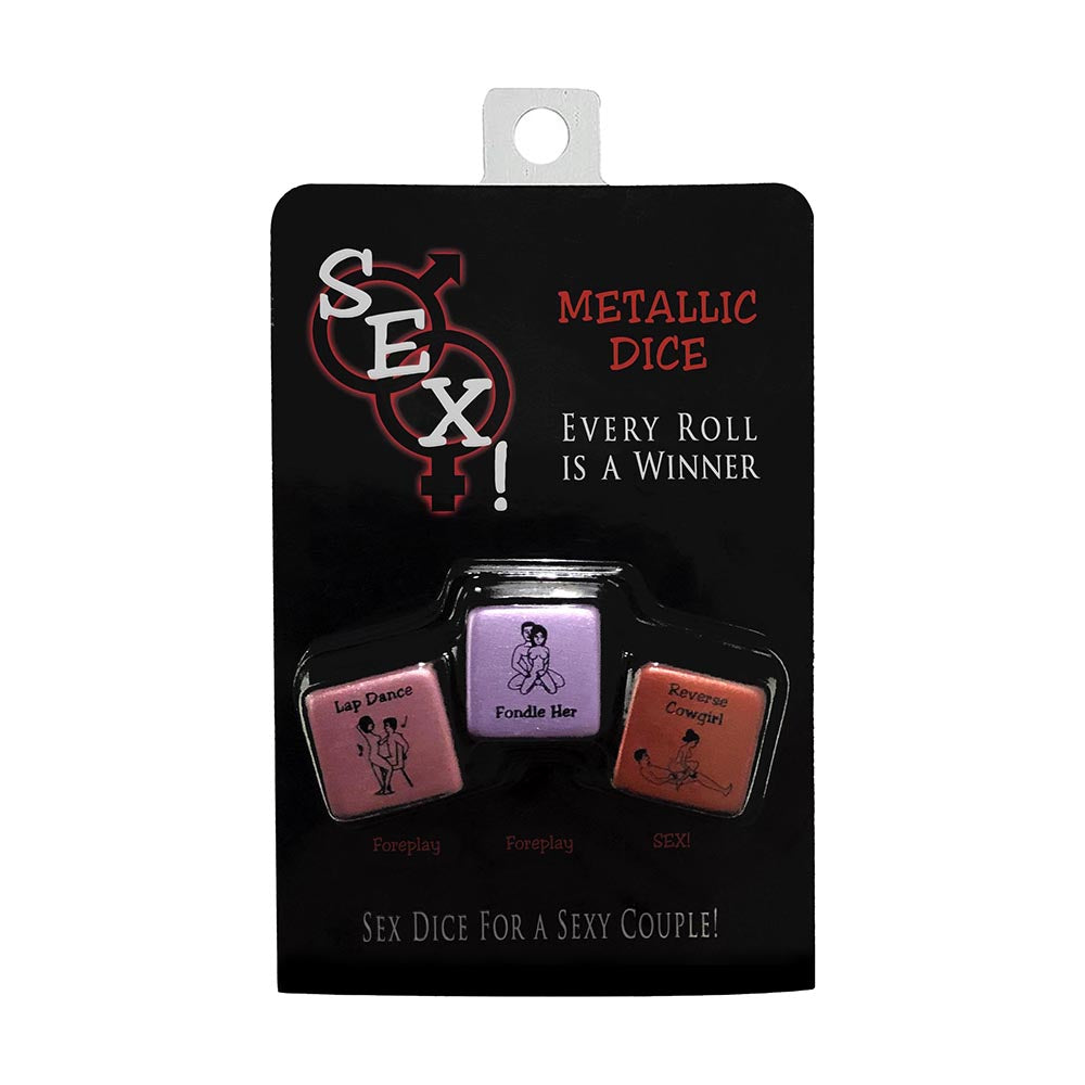 Kheper Games - SEX! Metallic Dice Game - Novelties & Games
